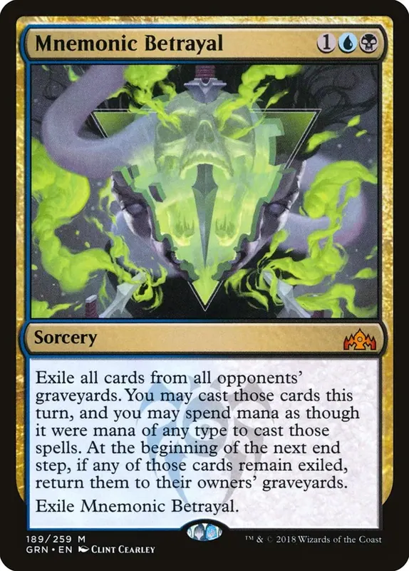 Mnemonic Betrayal [Guilds of Ravnica] - Español