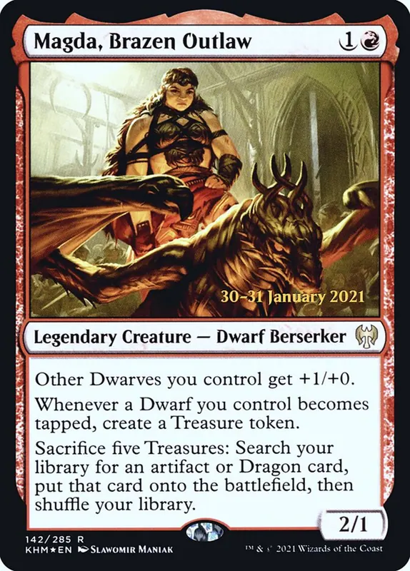 Magda, Brazen Outlaw [Kaldheim Promos]