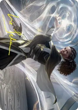 Clever Lumimancer Art Card (Gold-Stamped Signature) [Strixhaven: School of Mages Art Series]