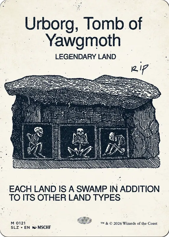 Urborg, Tomb of Yawgmoth (0121) [Secret Lair x MSCHF: The Zeta Set]