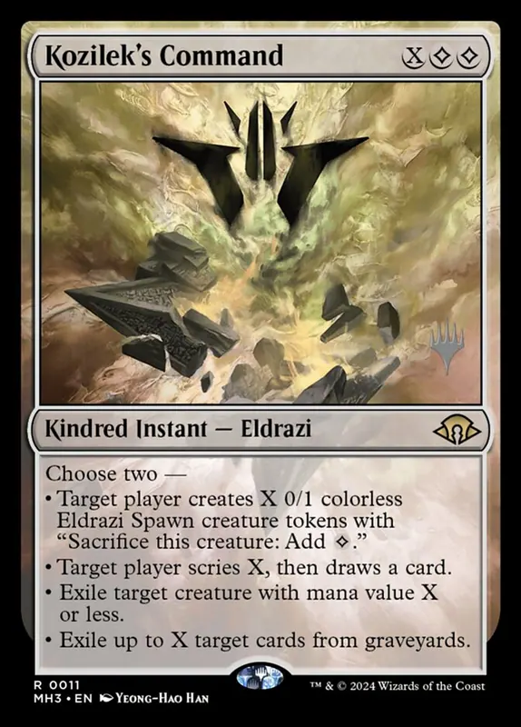 Kozilek's Command [Modern Horizons 3 Promos]