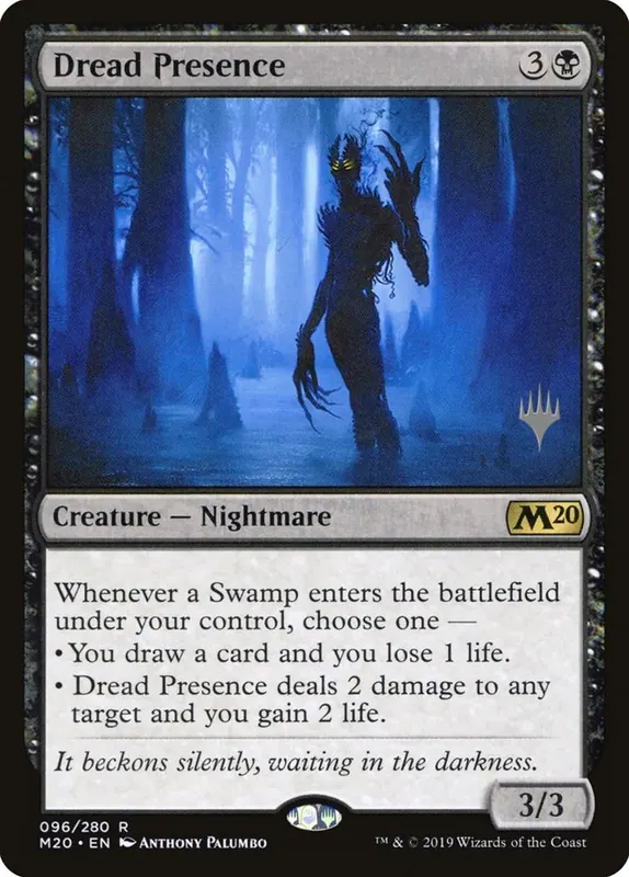 Dread Presence (Promo Pack) [Core Set 2020 Promos] - Español