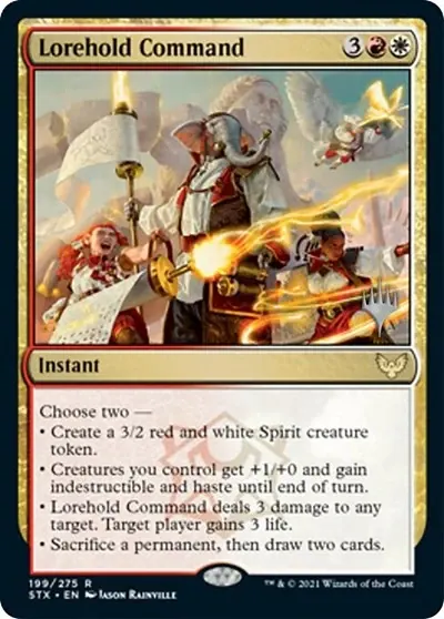 Lorehold Command (Promo Pack) - Español [Strixhaven: School of Mages Promos]