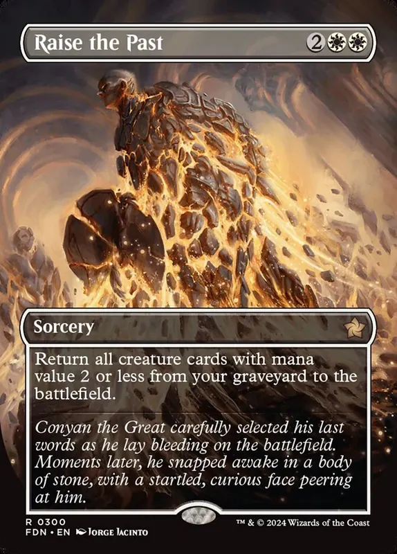 Raise the Past (Borderless) [Foundations] - Español