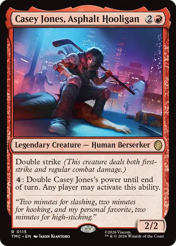 Casey Jones, Asphalt Hooligan [Teenage Mutant Ninja Turtles Commander]