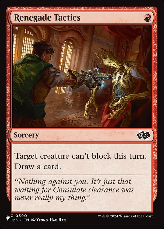 Renegade Tactics [The List]