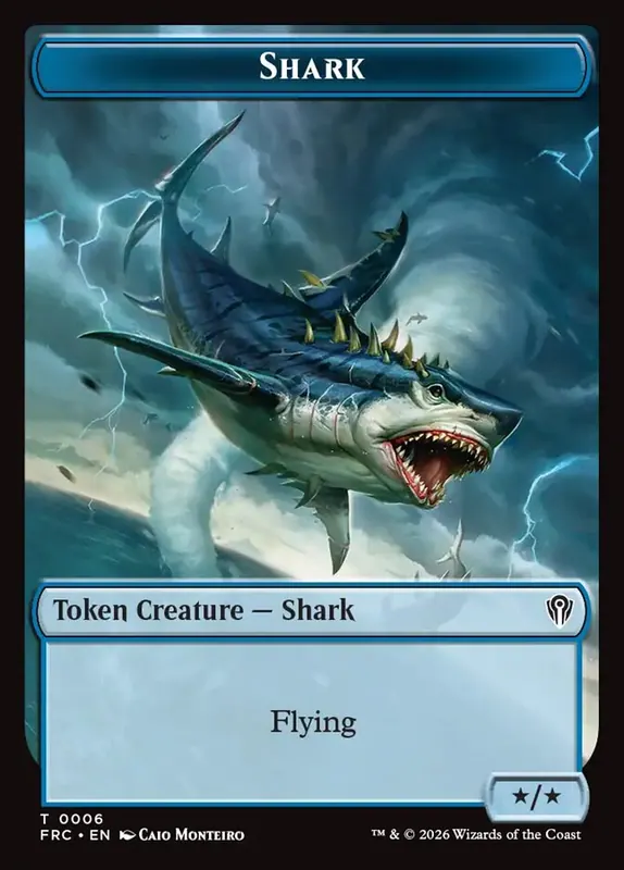 Shark [Reality Fracture Commander Tokens]