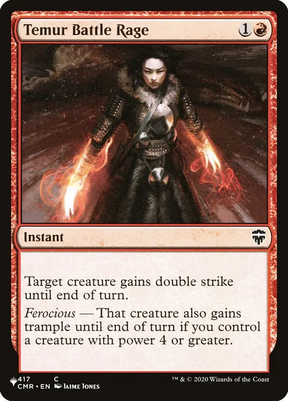 Temur Battle Rage [The List]