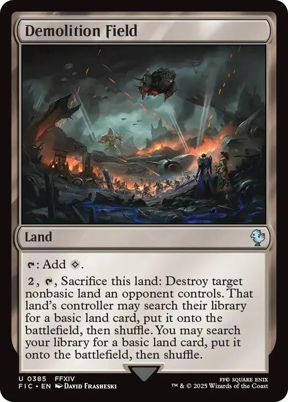 Demolition Field (Surge Foil) [FINAL FANTASY Commander]