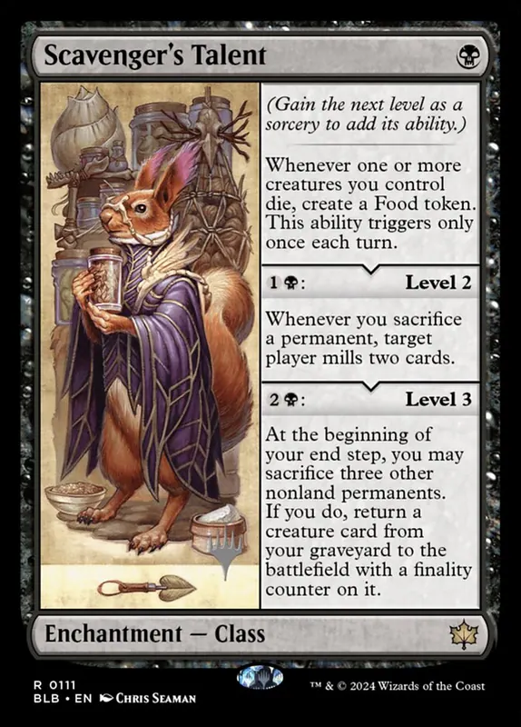 Scavenger's Talent [Bloomburrow Promos]