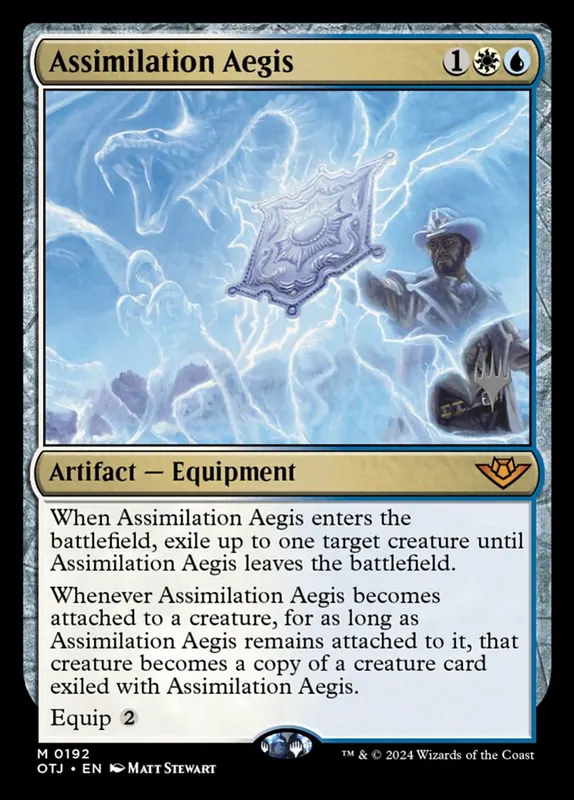 Assimilation Aegis [Outlaws of Thunder Junction Promos]