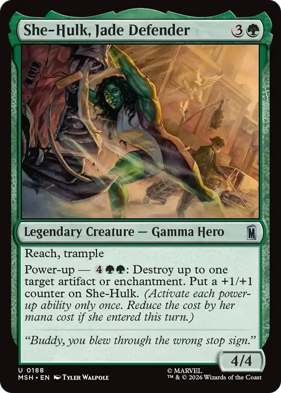 She-Hulk, Jade Defender [Marvel Super Heroes]