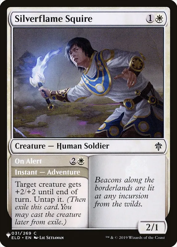 Silverflame Squire // On Alert [The List]