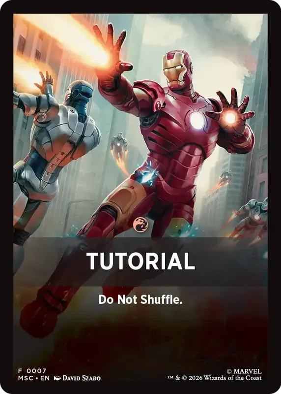 Tutorial Theme Card (0007) [Marvel Super Heroes Commander]