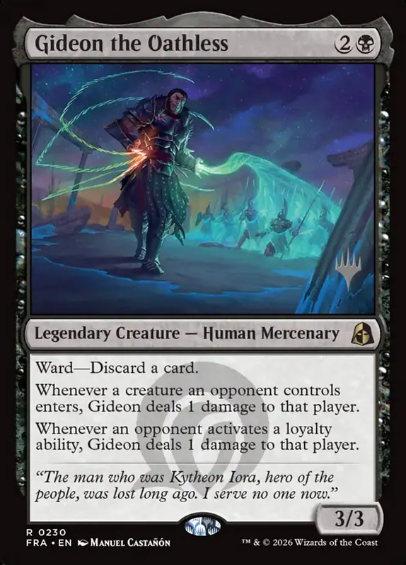Gideon the Oathless [Reality Fracture Promos]