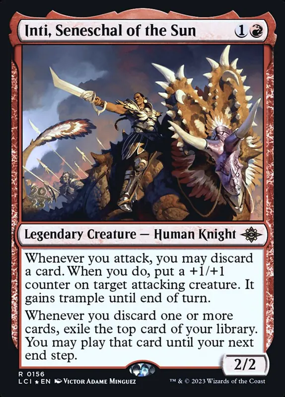 Inti, Seneschal of the Sun [The Lost Caverns of Ixalan Promos]