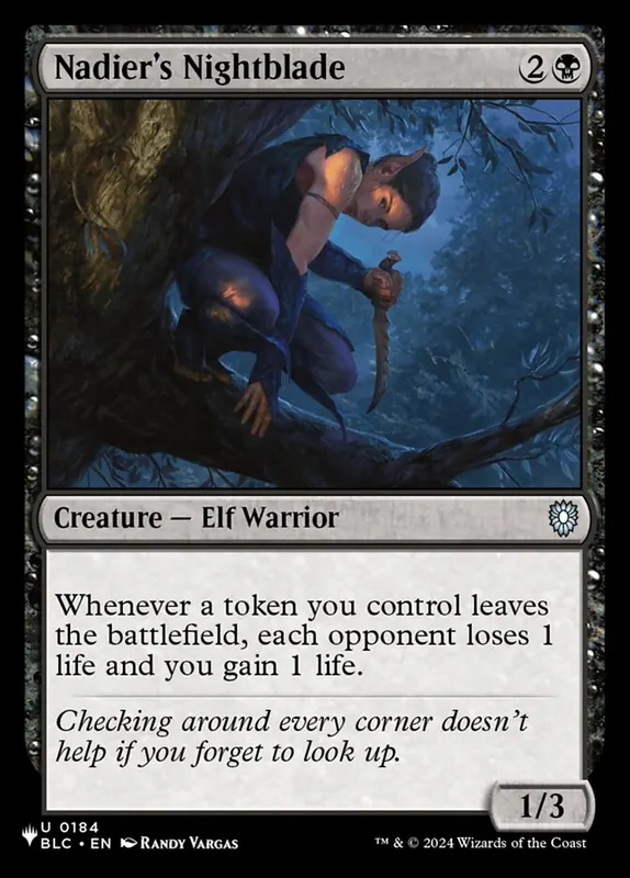 Nadier's Nightblade [The List]