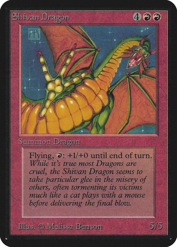 Shivan Dragon [Alpha Edition]