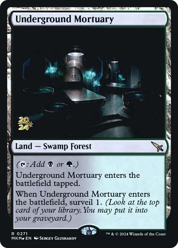 Underground Mortuary - Español [Murders at Karlov Manor Prerelease Promos]