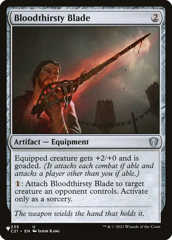 Bloodthirsty Blade [The List]