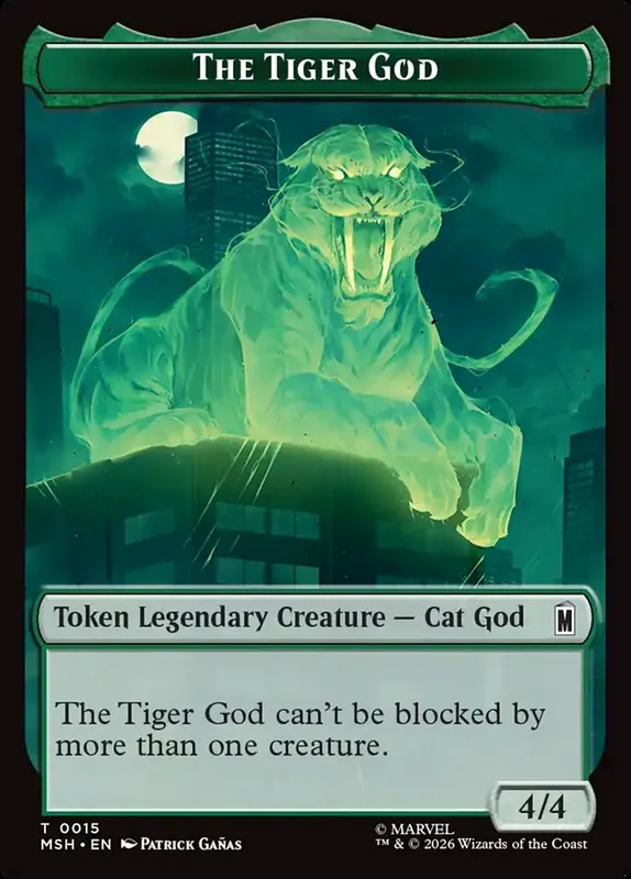 The Tiger God [Marvel Super Heroes Tokens]