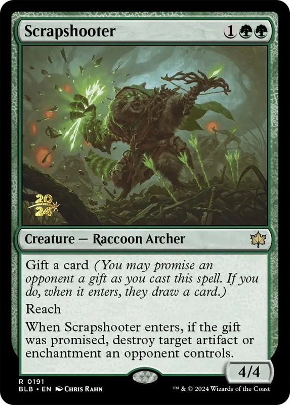 Scrapshooter [Bloomburrow Prerelease Promos] - Español