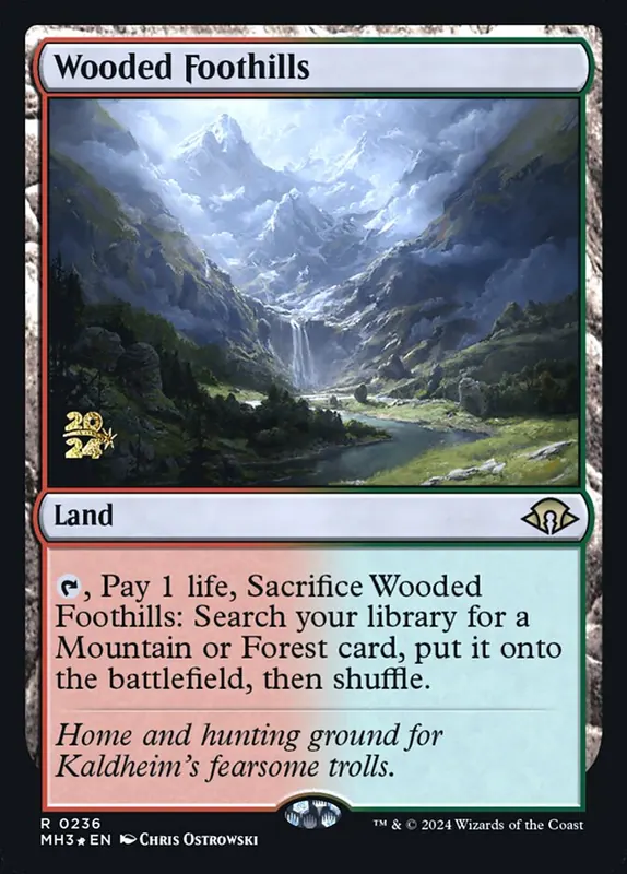 Wooded Foothills [Modern Horizons 3 Promos]