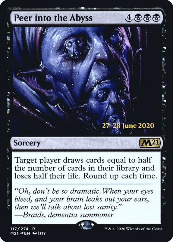 Peer into the Abyss [Core Set 2021 Promos]