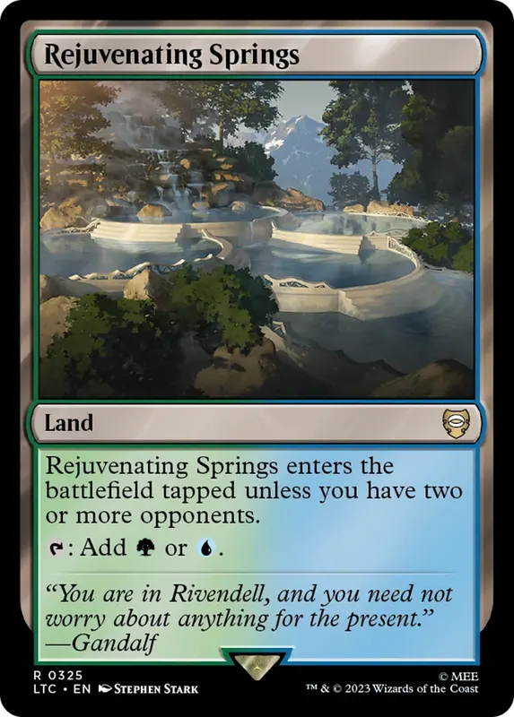 Rejuvenating Springs [The Lord of the Rings: Tales of Middle-Earth Commander] - Español