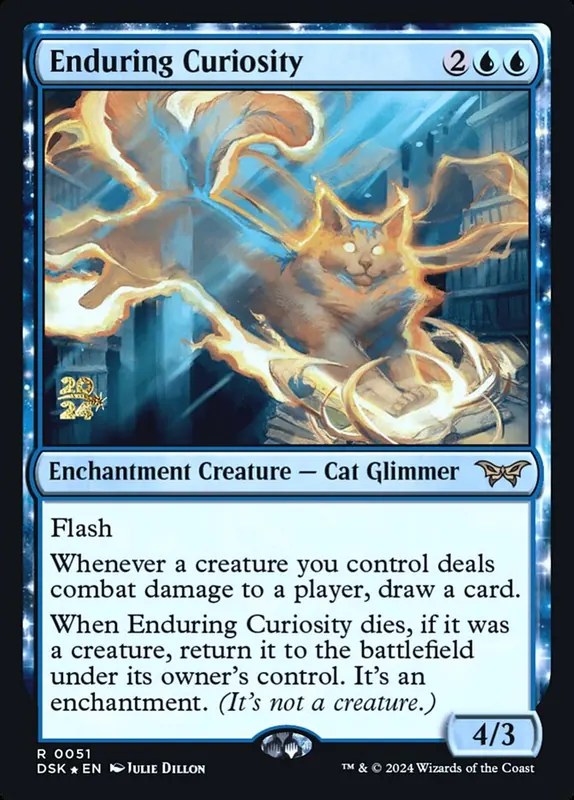 Enduring Curiosity [Duskmourn: House of Horror Promos]