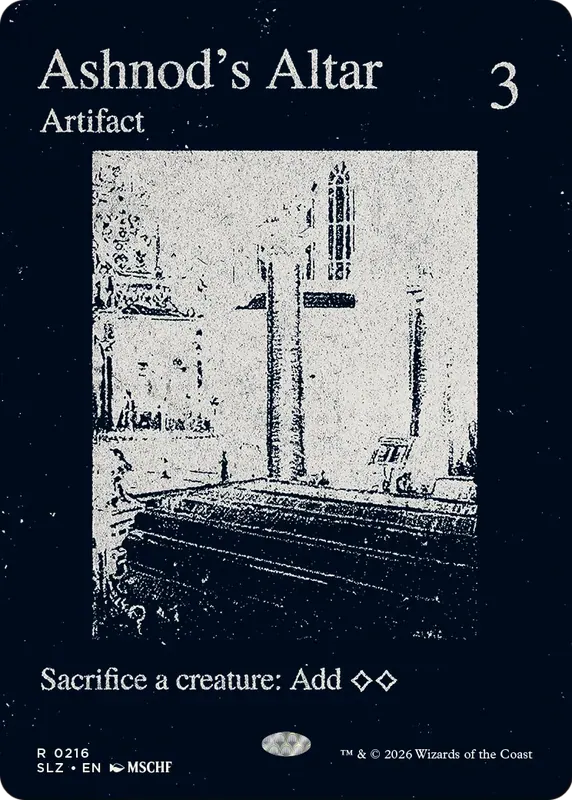 Ashnod's Altar (0216) [Secret Lair x MSCHF: The Zeta Set]