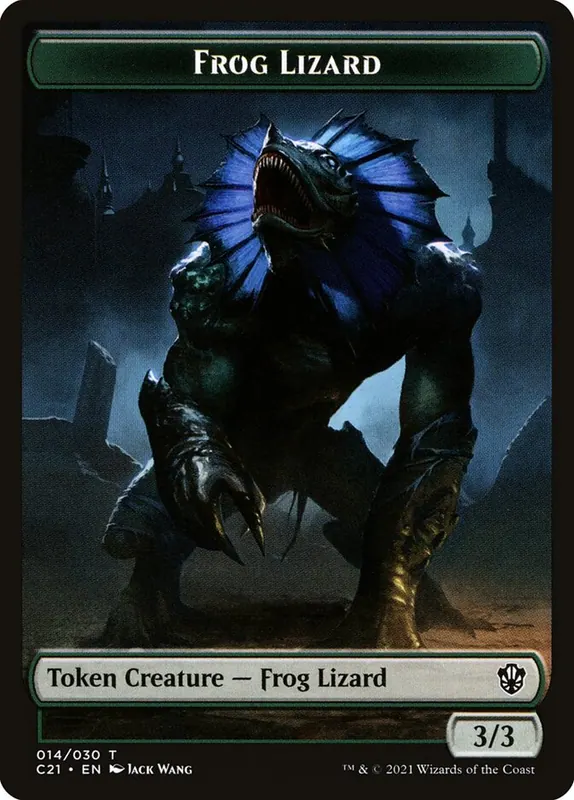 Frog Lizard [Commander 2021 Tokens]