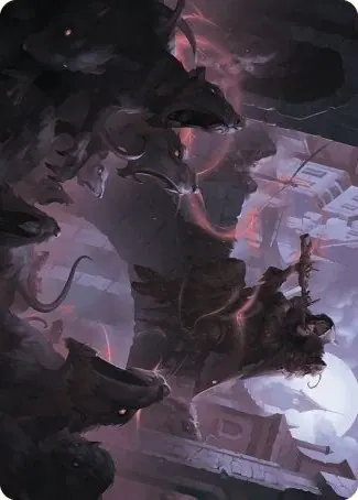 Gnawing Crescendo Art Card [Wilds of Eldraine Art Series]