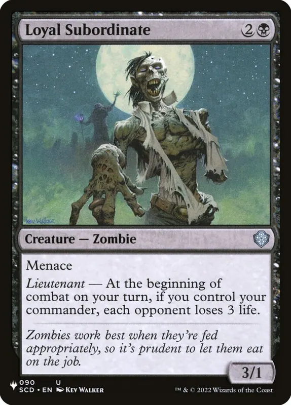 Loyal Subordinate [The List]