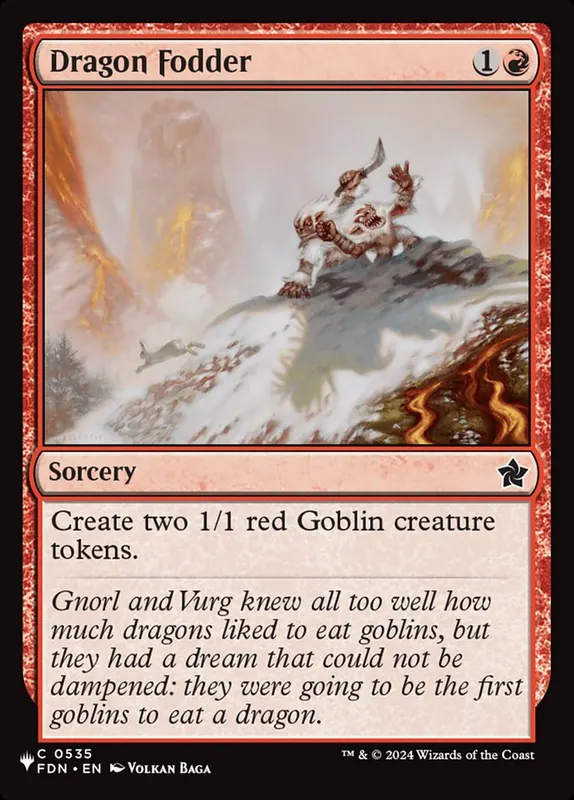 Dragon Fodder [The List]