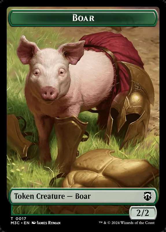 Boar [Modern Horizons 3 Commander Tokens]