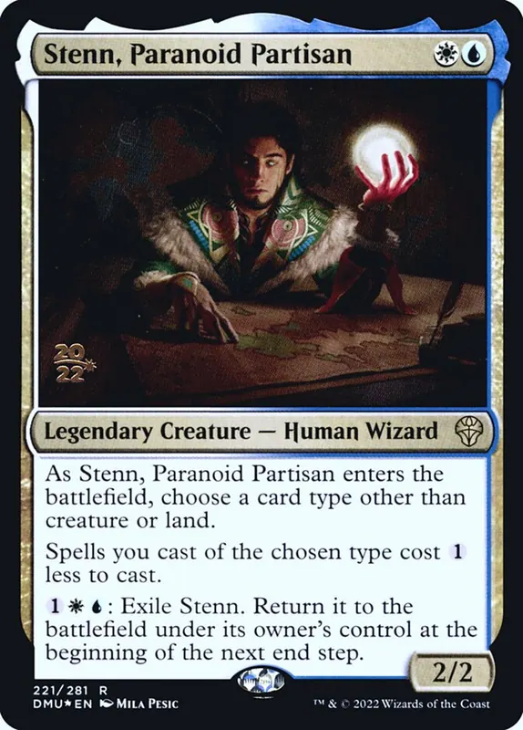 Stenn, Paranoid Partisan [Dominaria United Promos]