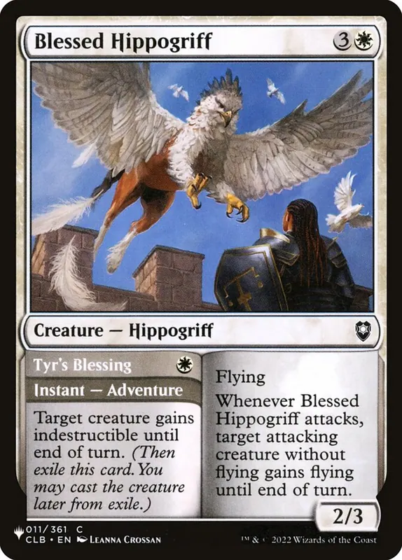 Blessed Hippogriff // Tyr's Blessing [The List]