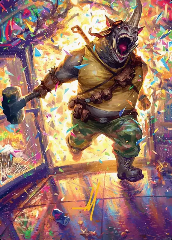 Rocksteady, Rowdy Rhino // Rocksteady, Rowdy Rhino [Teenage Mutant Ninja Turtles Art Series]