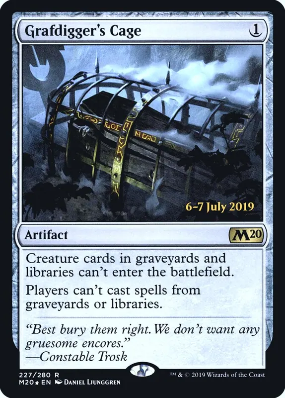 Grafdigger's Cage [Core Set 2020 Promos]