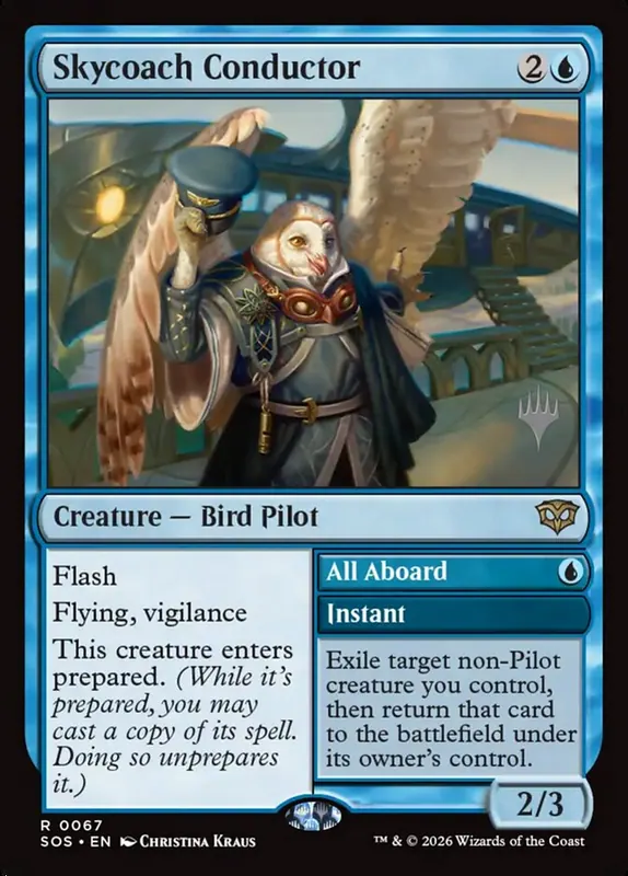 Skycoach Conductor // All Aboard [Secrets of Strixhaven Promos]