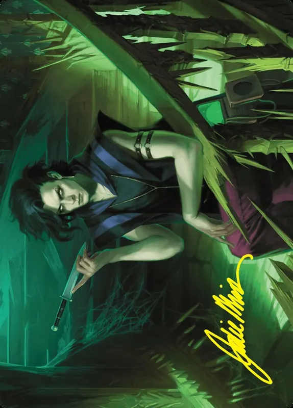 Winter, Misanthropic Guide // Winter, Misanthropic Guide [Duskmourn: House of Horror Art Series]