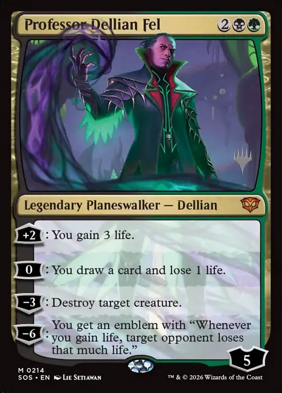 Professor Dellian Fel [Secrets of Strixhaven Promos]