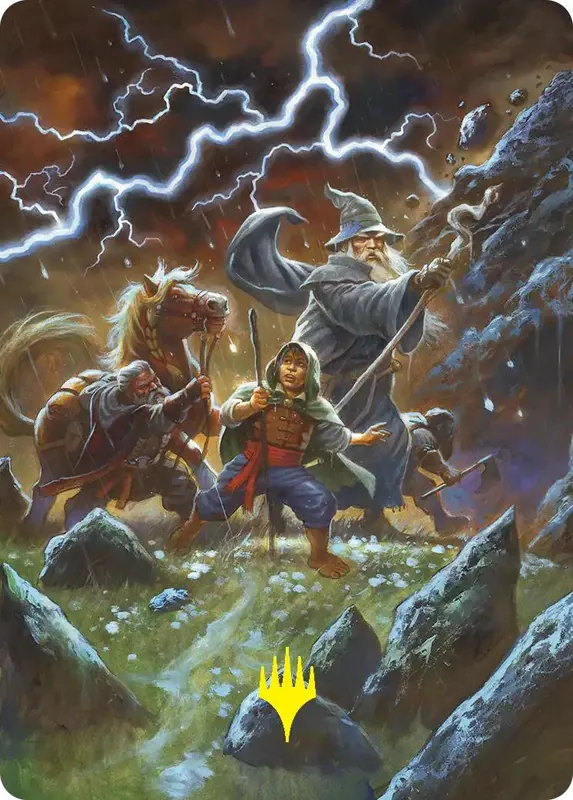 Call Forth the Tempest Art Card (Gold-Stamped) [The Hobbit Art Series]