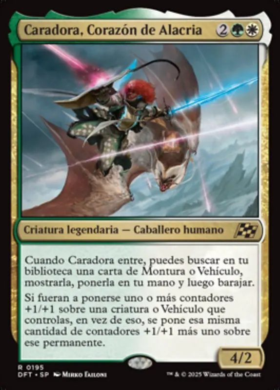 Caradora, Heart of Alacria [Aetherdrift] - Español