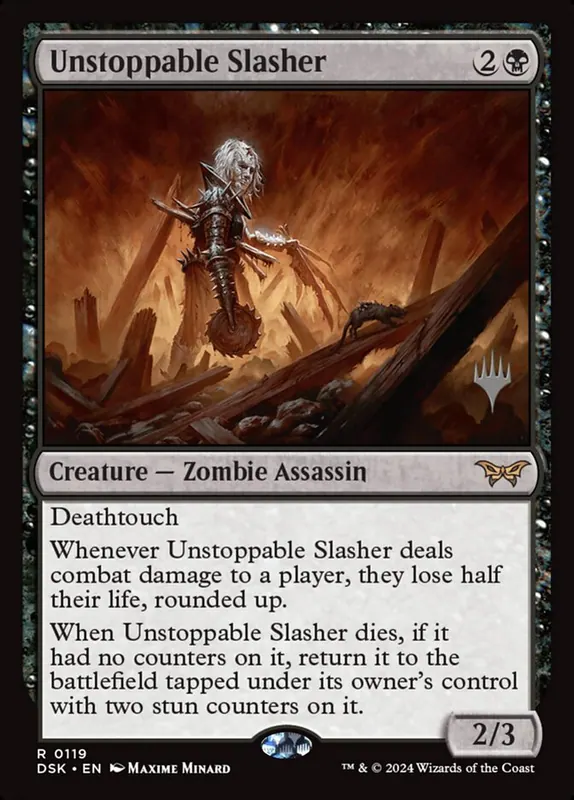 Unstoppable Slasher [Duskmourn: House of Horror Promos]