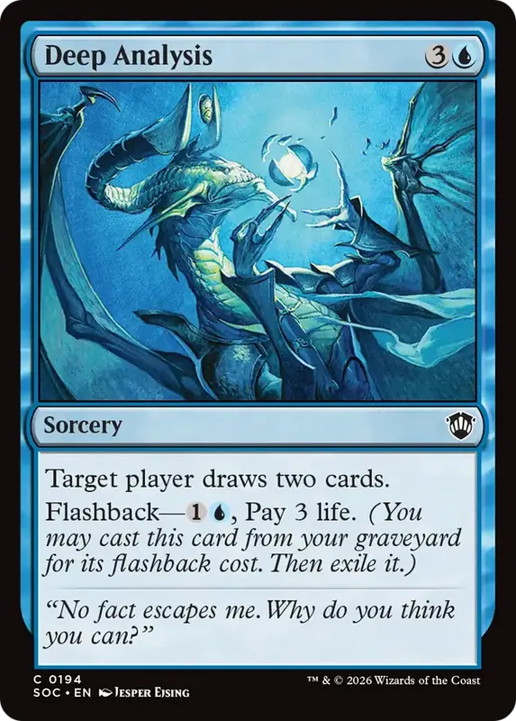 Deep Analysis [Secrets of Strixhaven Commander]