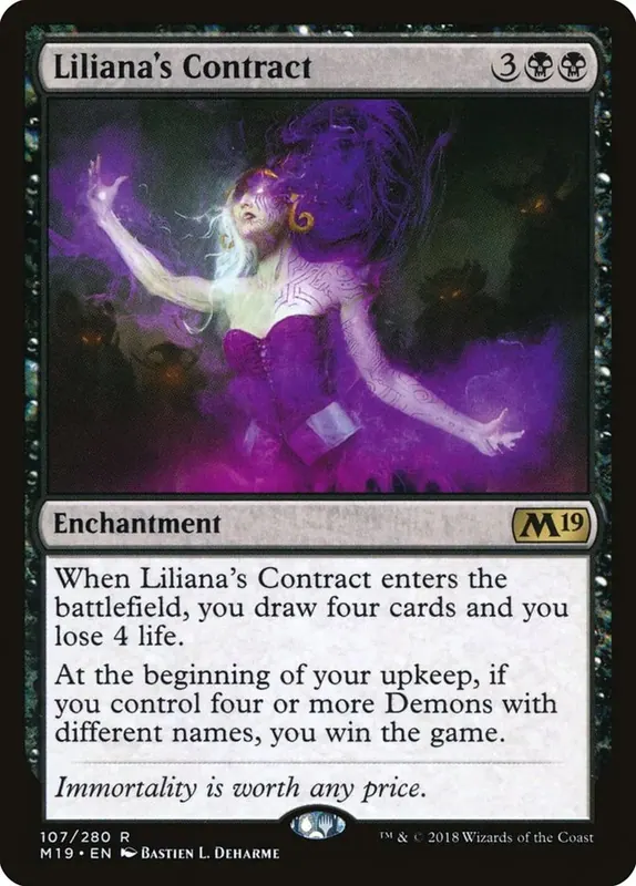 Liliana's Contract [Core Set 2019] - Español
