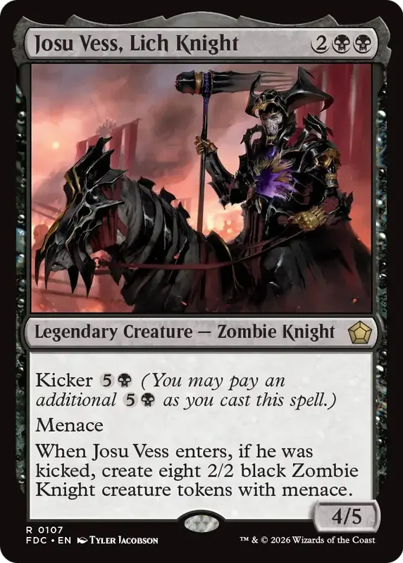 Josu Vess, Lich Knight [Foundations Commander]