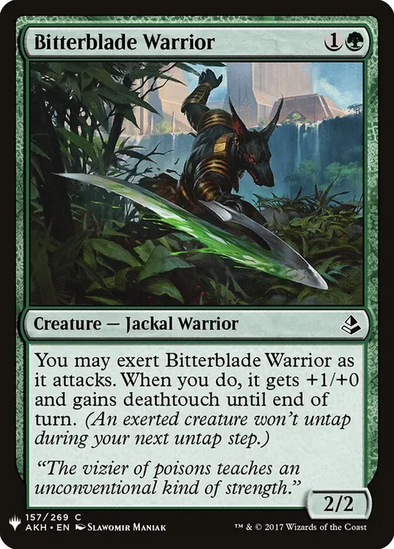 Bitterblade Warrior [The List]